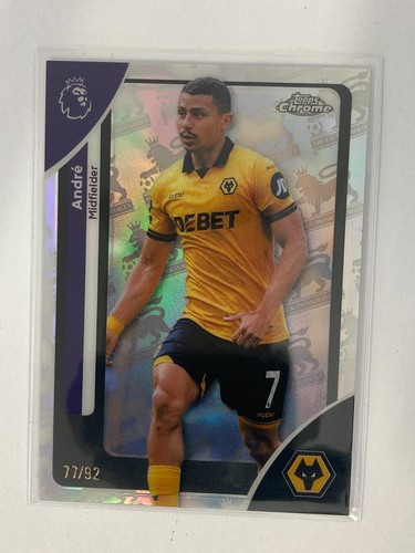 Andre Wolves 2026 Topps Premier League Chrome PL Retrofractor /92