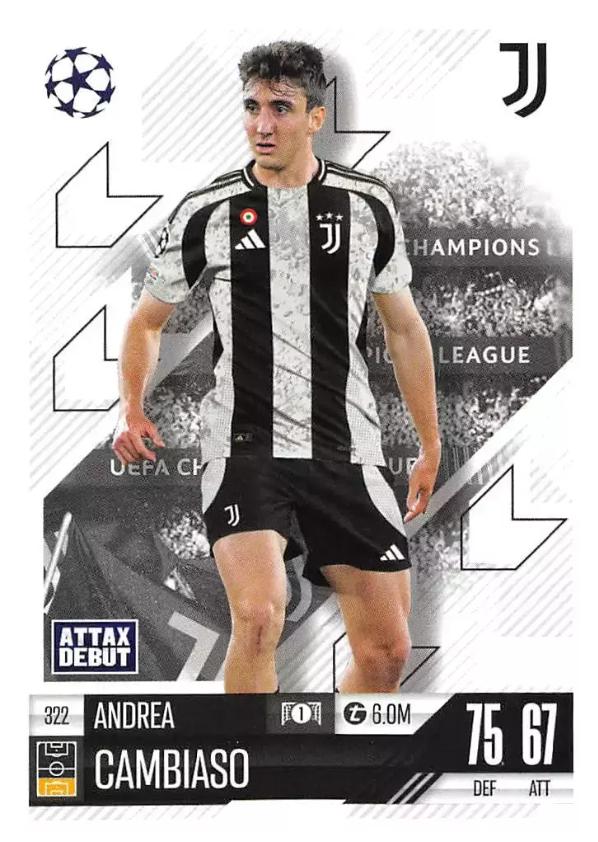 Andrea Cambiaso 2024 Topps Match Attax UEFA Club Competitions