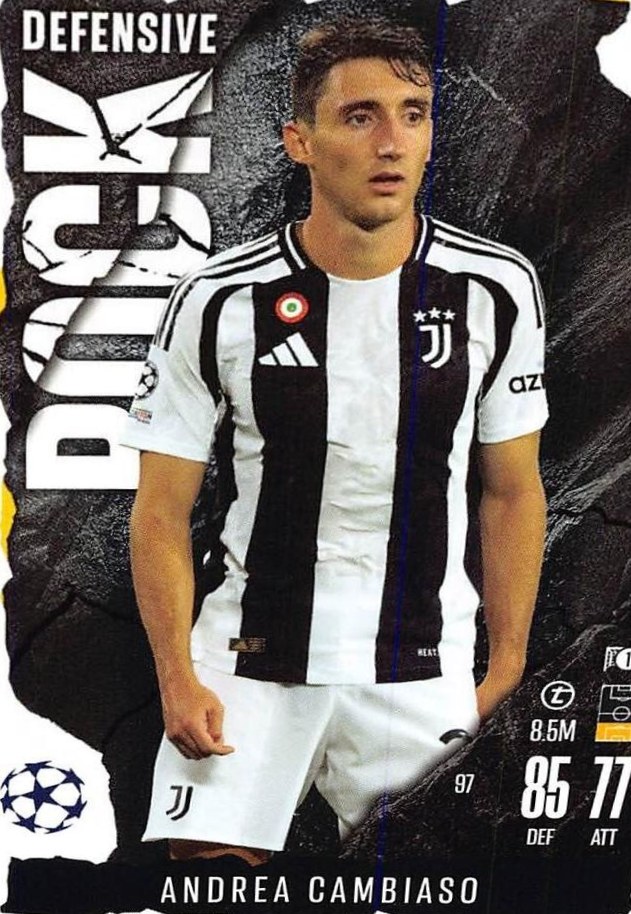 Andrea Cambiaso 2024 Topps Match Attax UEFA Club Competitions Extra