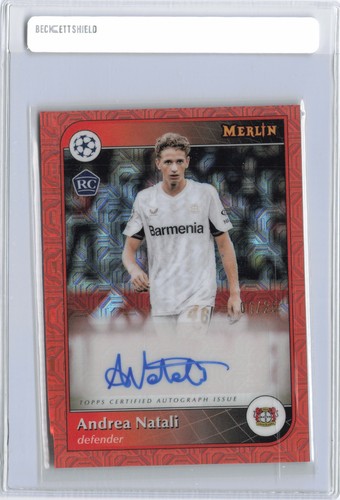 Andrea Natali 2025 Topps Merlin Chrome /25