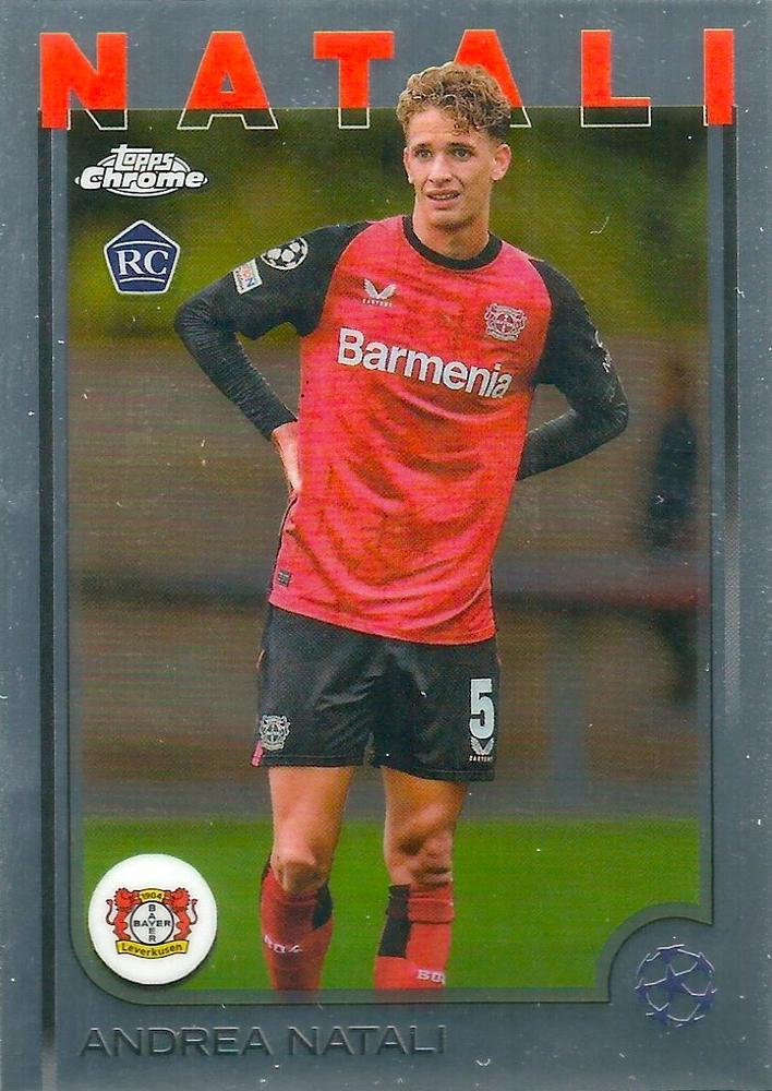 Andrea Natali 2024 Topps Chrome UEFA Club Competitions