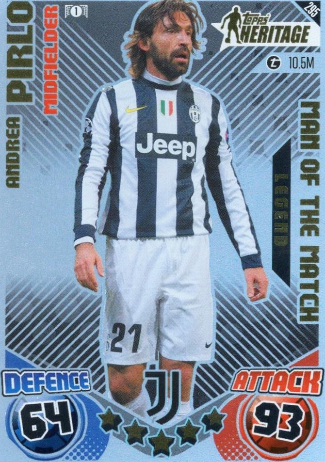 Andrea Pirlo 2024 Topps Match Attax UEFA Club Competitions Extra