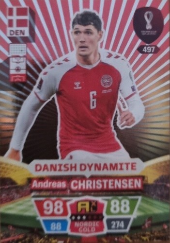 Andreas Christensen 2022 Panini FIFA World Cup Qatar 2022