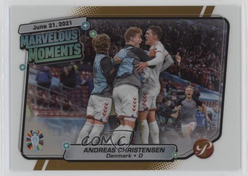 Andreas Christensen 2023 Panini Pristine Gold Refractor /50