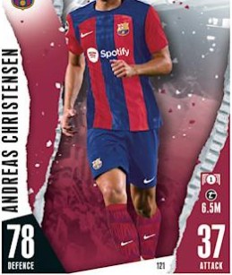 Andreas Christensen 2023 Topps Match Attax UEFA Club Competitions