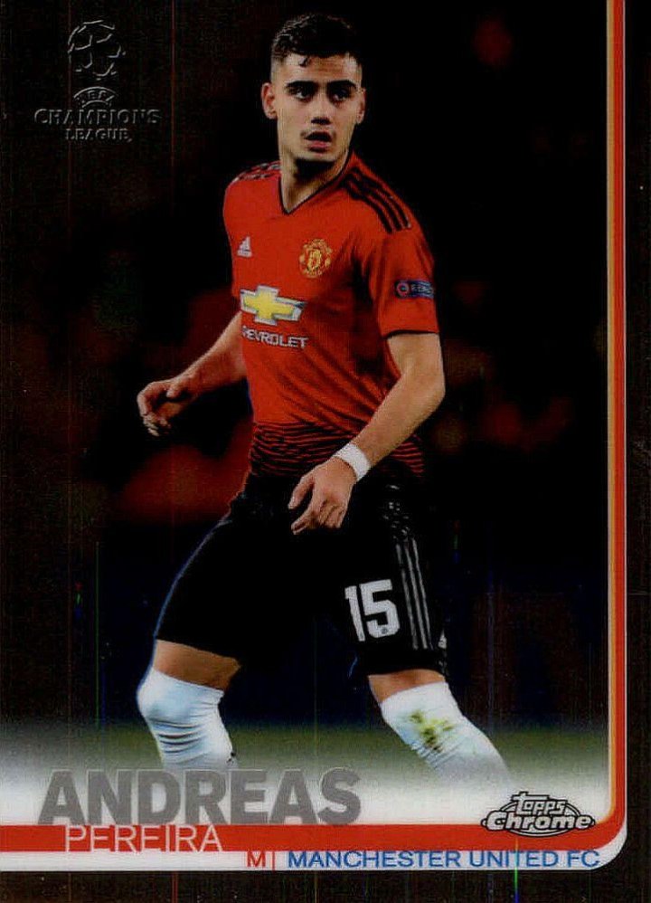 Andreas Pereira 2018 Topps Chrome UCC 35