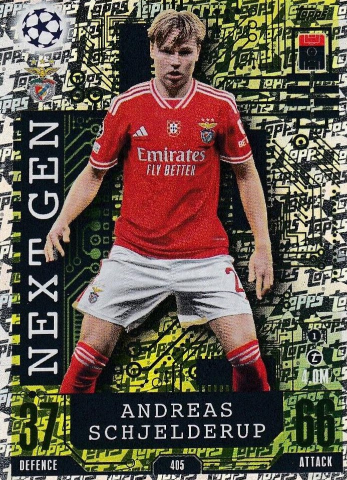 Andreas Schjelderup 2023 Topps Match Attax UEFA Club Competitions