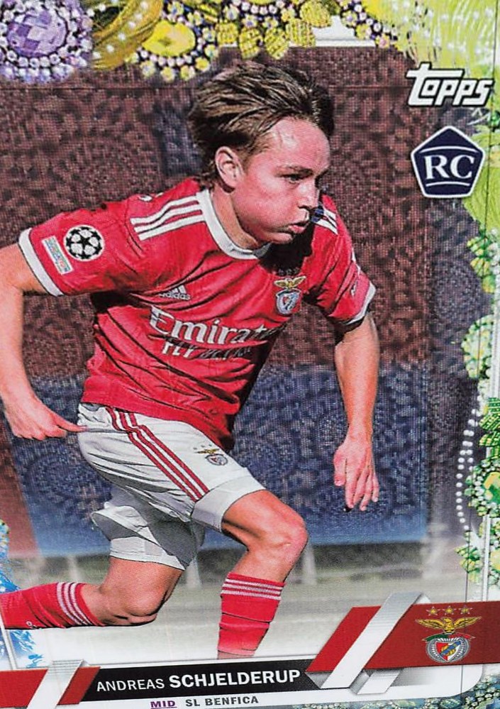 Andreas Schjelderup 2022 Topps UEFA Club Competitions Carnaval Edition