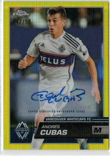 Andres Cubas 2023 Topps Chrome Gold /50