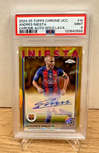 Andres Iniesta 2024 Topps Chrome /50
