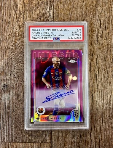 Andres Iniesta 2024 Topps Chrome /75