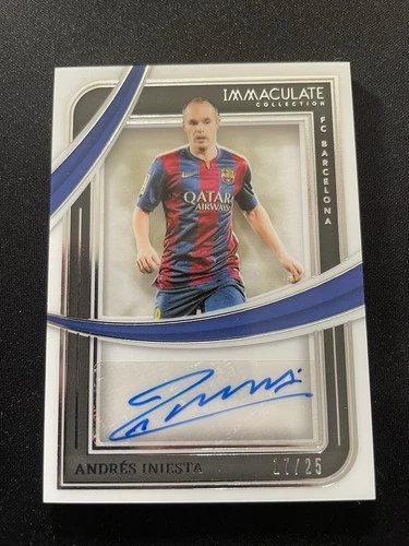 Andres Iniesta 2024 Panini Immaculate /25