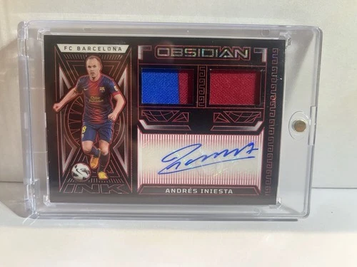 Andres Iniesta 2023 Panini Obsidian /10
