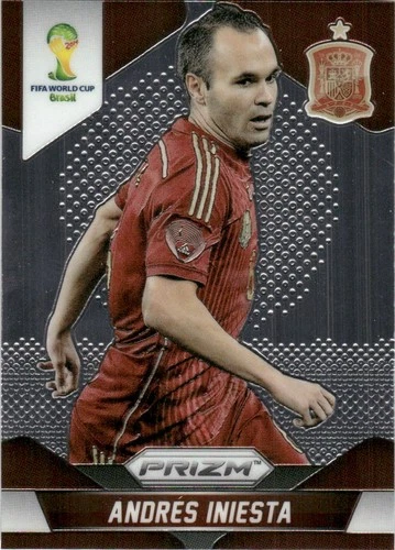 Andres Iniesta 2014 Panini Prizm