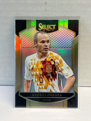 Andres Iniesta 2016 Panini Select Silver