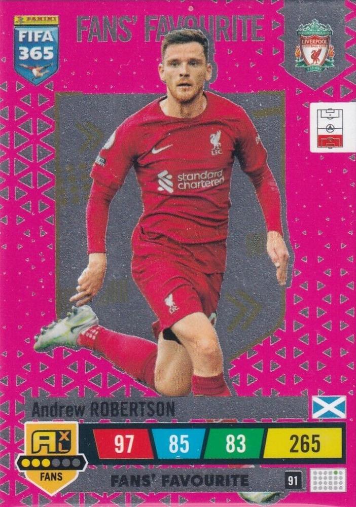 Andrew Robertson 2023 Panini Adrenalyn XL FIFA 365
