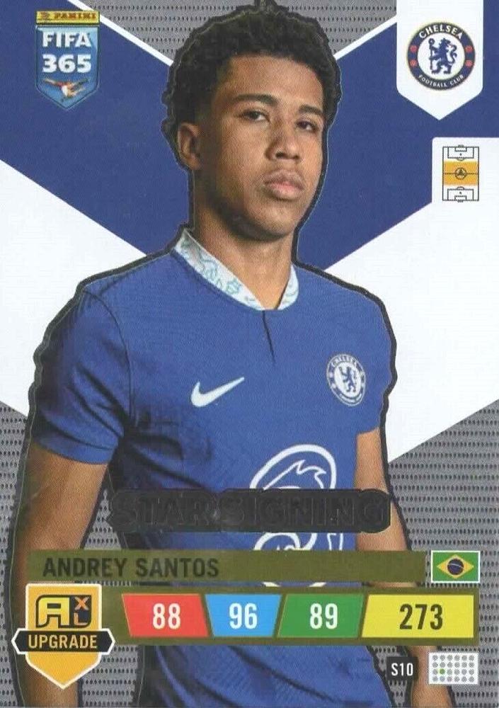 Andrey Santos 2023 Panini Adrenalyn XL FIFA 365 Upgrade