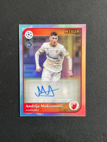 Andrija Maksimović 2024 Topps Merlin Chrome