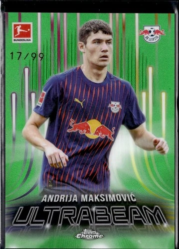 Andrija Maksimovic 2025 Topps Chrome Ultrabeam Green /99