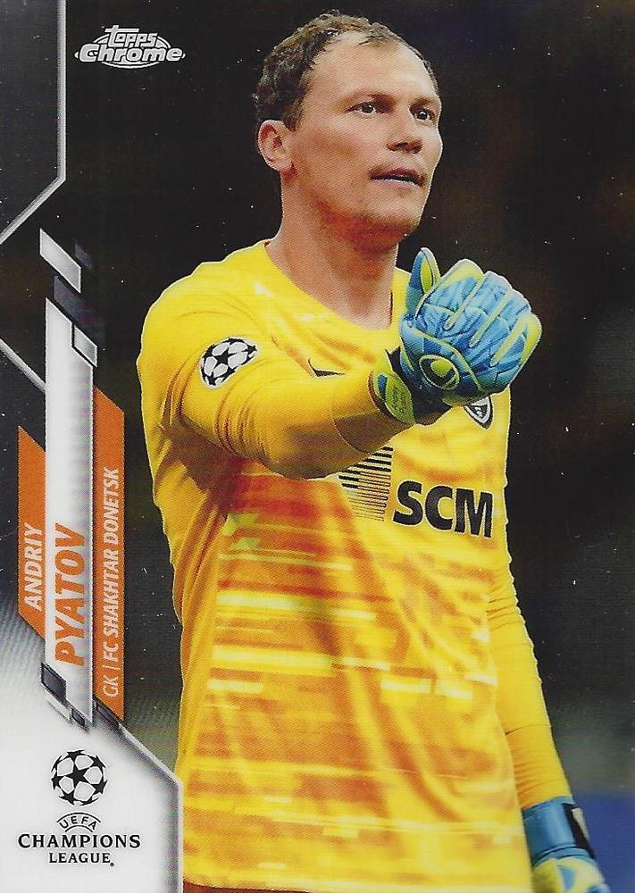 Andriy Pyatov 2019 Topps Chrome UCC 88