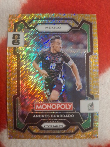 Andrés Guardado 2026 Panini Prizm Gold Shimmer /500