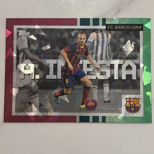 Andrés Iniesta 2025 Topps Chrome Foil /99