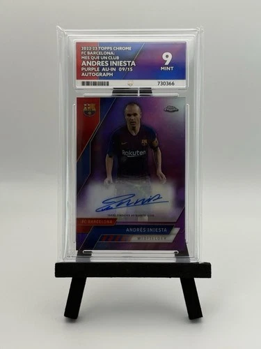 Andrés Iniesta 2023 Topps Chrome Purple /15