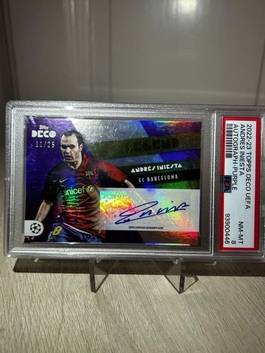 Andrés Iniesta 2022 Topps Deco /25