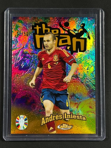 Andrés Iniesta 2024 Topps Finest Gold /50