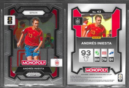 Andrés Iniesta 2026 Panini Prizm