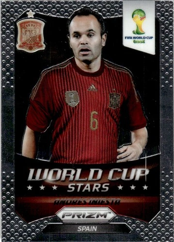 Andrés Iniesta 2014 Panini Prizm FIFA World Cup