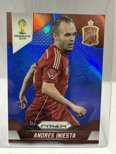 Andrés Iniesta 2014 Panini Prizm World Cup Blue /199