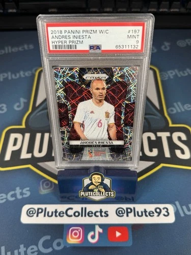 Andrés Iniesta 2018 Panini Prizm World Cup Hyper Prizm