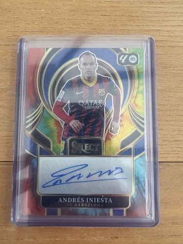 Andrés Iniesta 2025 Panini Select Tie Dye /25