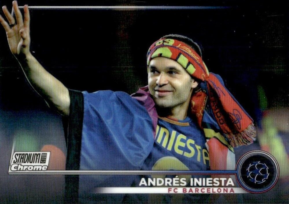 Andrés Iniesta 2022 Topps Stadium Club Chrome UEFA 84