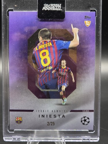 Andrés Iniesta 2025 Topps Total Fútbol /25