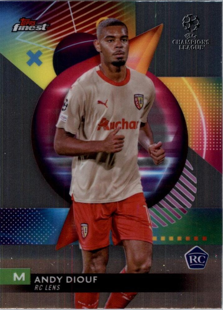Andy Diouf 2023 Topps Finest UEFA Club Competitions