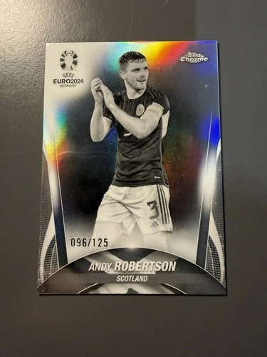 Andy Robertson 2024 Topps Chrome Black and White /125