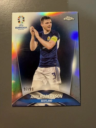 Andy Robertson 2024 Topps Chrome Color Match /99