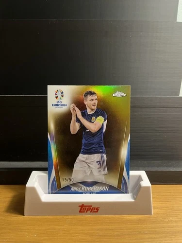 Andy Robertson 2024 Topps Chrome Euro 2024 /50