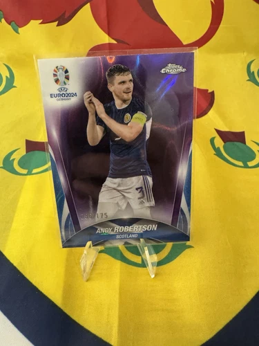 Andy Robertson 2024 Topps Chrome Purple Lava /175