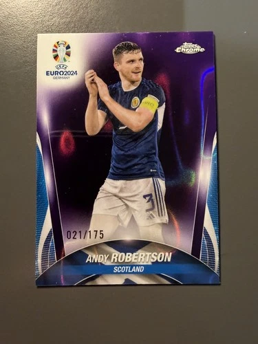 Andy Robertson 2024 Topps Chrome Purple Lava /175