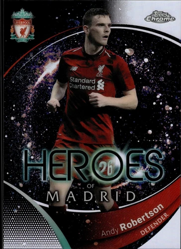 Andy Robertson 2023 Topps Chrome Refractor