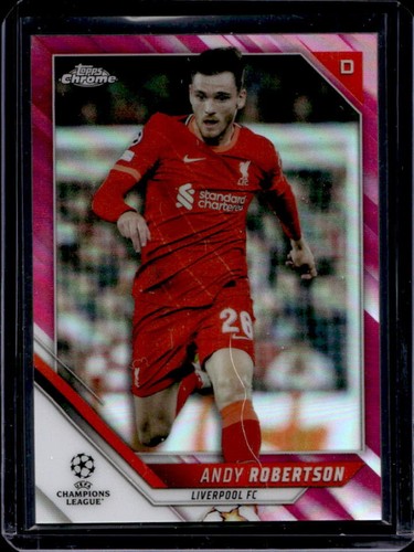 Andy Robertson 2021 Topps Chrome UEFA Pink Refractor /175