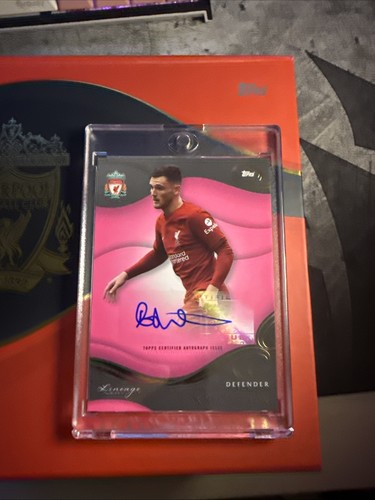 Andy Robertson 2022 Topps Liverpool Lineage Pink /80