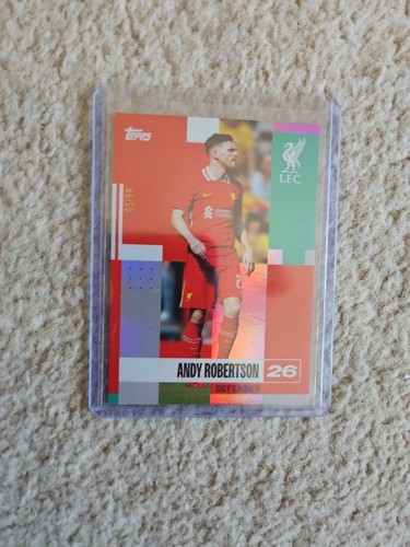 Andy Robertson 2024 Topps Liverpool Team Set Pink /99