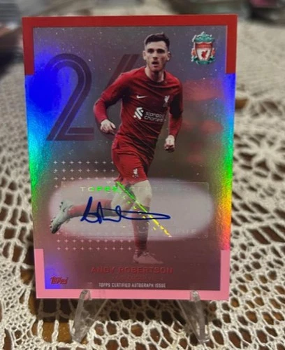 Andy Robertson 2023 Topps Liverpool Team Set Pink /99