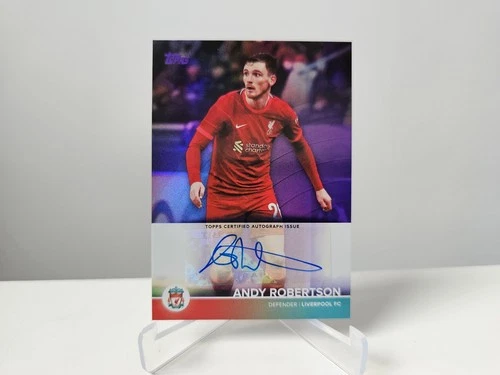 Andy Robertson 2021 Topps Liverpool Team Set Purple /15