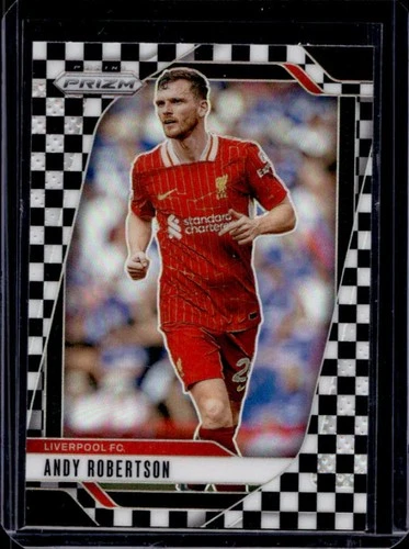 Andy Robertson 2024 Panini Prizm Black and White Checker
