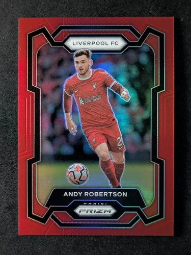 Andy Robertson 2023 Panini Prizm Premier League Red /199